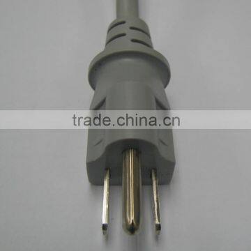 UL /CUL standard 10A 125V 3pin electrical plug