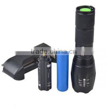 Glow In The Dark Button G700 Style LED Tactical Flashlight XM-L T6 photo-3