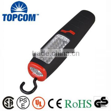 2 Modes Magnetic Front and Side 30 + 7 LED Work Light Flashlight