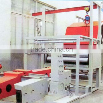 FX-A 1600 machine for laminating paper on wood door panels