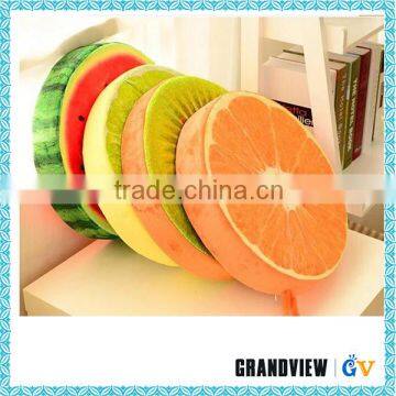 Round Shape 3D printing Creative Fruits Sofa Cushion , Seat Cushion ,Chair Cushion