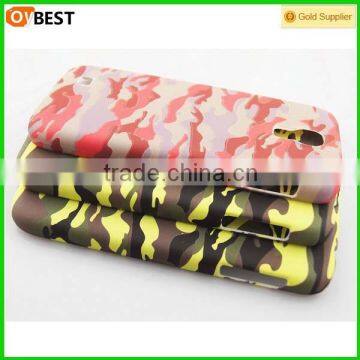 camouflage cell phone accessory pc rubber coating plastic water transfer printing for wholesale samsung galaxy S4 case