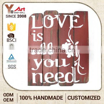 Hot Selling Export Quality Letter Plaque 3D Decorative Plaque