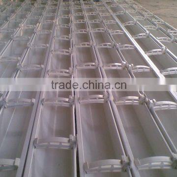 Guangzhou Building Materials Decorative Roof Drainage 5.2K,7K Rainwater PVC Rectangular Gutter