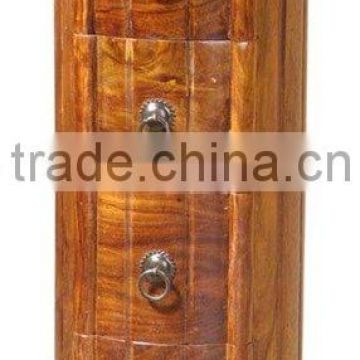 round chest,indian wooden furniture,home furniture,chest of drawer