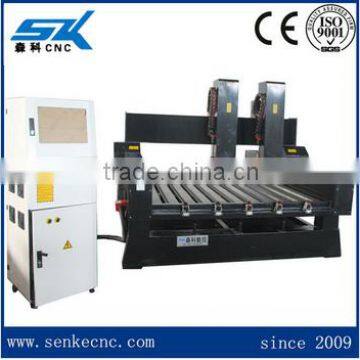 low price cnc router metal cutting machine on granite stone multi-function SKS-1325 also on wood foam plastic