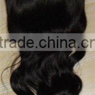 Stock Lace Frontals with 100% Human Hair-12"