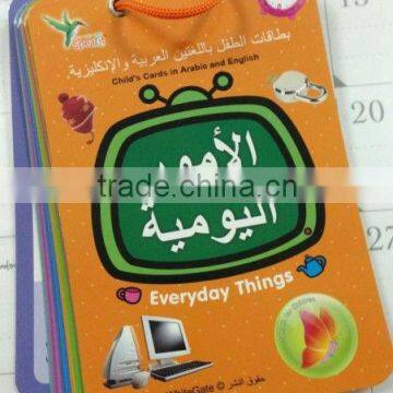 Preschool children's books, educational flash cards book,for learning English