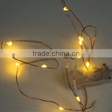 Yellow LED Battery Fairy Lights For Christmas