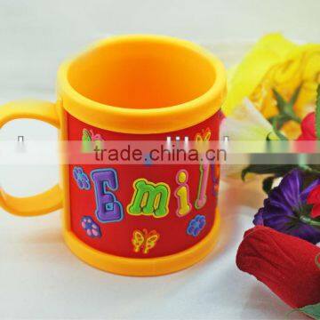 Unique exquisite craft 3D soft pvc rubber mug