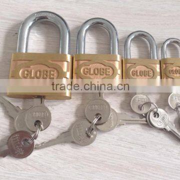 New wood door lock Golden colour Cast iron Globe brand Padlock