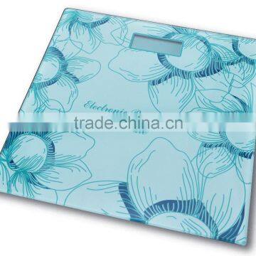 Watrer Transfer Printing Glass Elctronic Homan Body Weighing Scale 180kg /100g photo-5