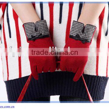 Hot sale fashion lady winter woolen glove