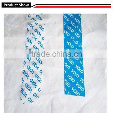 Tamper evident security bag tapes