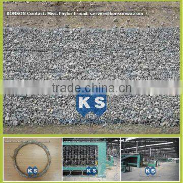 River Gabion Mattresses/Gabion Mesh 80x100mm,2.2mm,6x2x0.3m