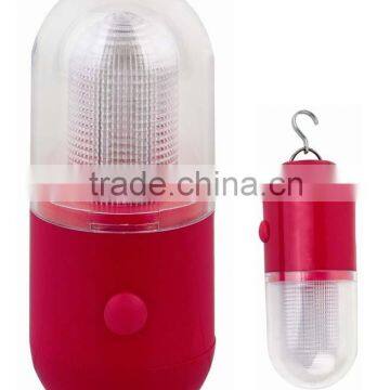 LED camping lighting, hook, capsule shape