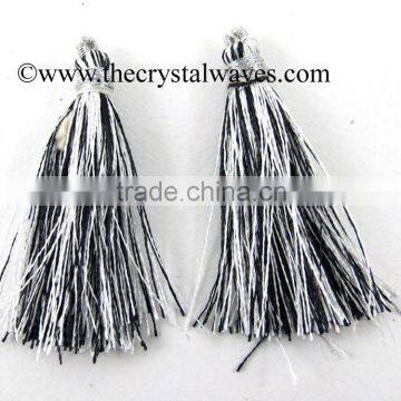 Black & White Color Tassels