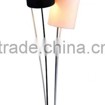 hottest decorative floor lamp in four color shade white, silver, black and brown with four paintings