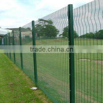 Powder coated high security 358 wire mesh fence