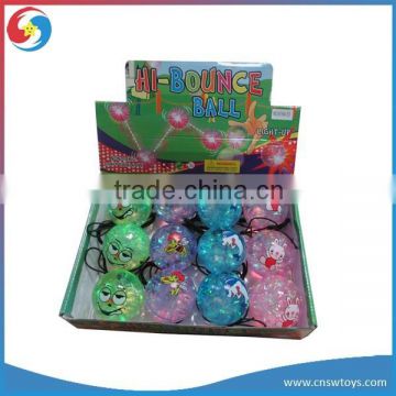 YD3206754 12PCS 6.5cm Light Up Crazy Bounce Ball With Pattern And Fish