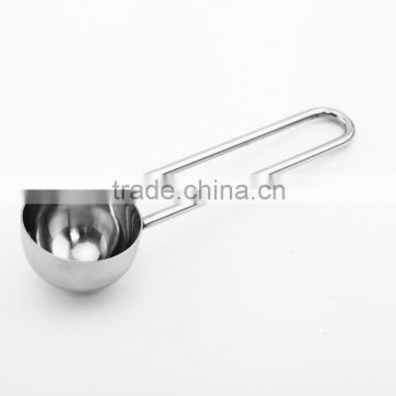 Hot sale passed FDA or LFGB stainless steel coffee measuring spoon