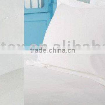 White cotton pillow case