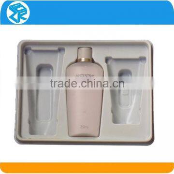 Professional custom made clear PET/PP disposable cosmetic gift set packaging box