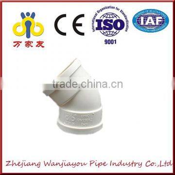 pvc fitting 45 degree elbow