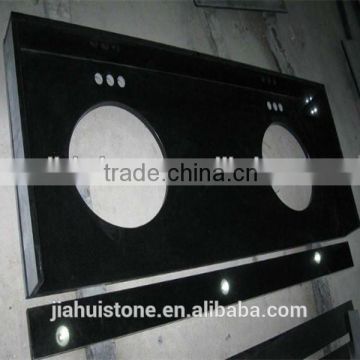 prefab kitchen black granite countertop price