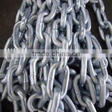 British Bright Polished Medium Link Chain 7/16"