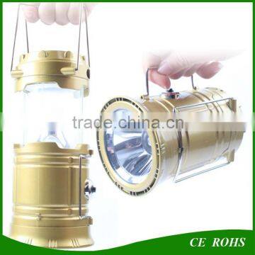 LED Light Source Portable Solar Caming Lamp Solar Hiking Lantern With LED Torch