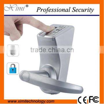 Good quality silver fingerprint lock adel fingerprint access control system electric control lock with key