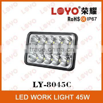Car accessories for atv suv LED construction 45w work light led