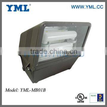 YML TUV CE UL cert Induction Outdoor 120W induction Wallpack Lamp