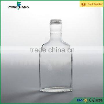 250ml Flat Square Wine Glass Bottle for Alcohol Liquor Quality Choice photo-2