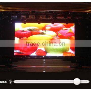 alibaba express sign in shenzhen full color video wall indoor advertising board curtain LED