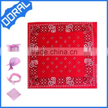 Mini pocket square square multifunctional bandana outdoor head bandana