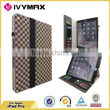 hybrid protective PU leather case for I pad pro flip cover factory accessories