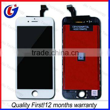 Top qualiy AAA+ display for iphone 6 display with screen assembly 4.7 black white