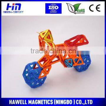 Plastic With Magnets Building Block Toys