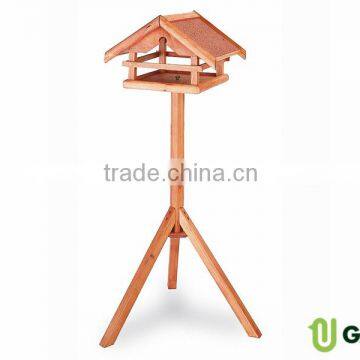 Wooden bird feeder