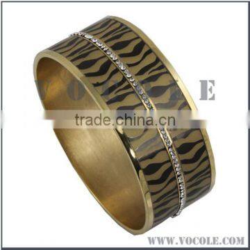 Fancy Stainless Steel Factory Manufacture Enamel Bangle