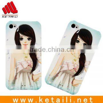 Custom for iphone case water-imprint technology, hard plastic custom case for iphone