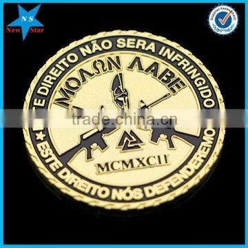 High quality enamel filling masonic coin