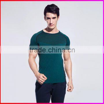2016 New Style Tennis Clothes Sport T-shirt , Men Slimming Body Shaper, Men Sports Wear photo-2