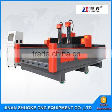 Wood Metal Stone Engraving Machine CNC Router Stone 1500*3000mm With High Z Axis 500mm PCI NCStudio Control ZK-1530