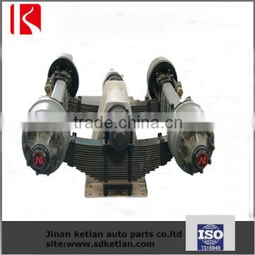 Semi trailer bogie suspension