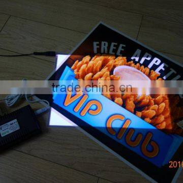 higher brightness&High Quality EL advertisment poster 381mmX300mm AC110V-240V