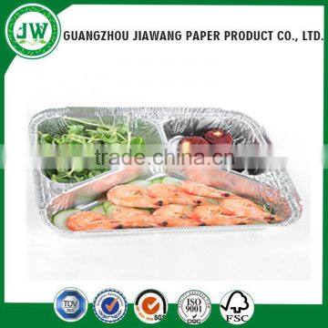 Aluminum foil product container disposable food container