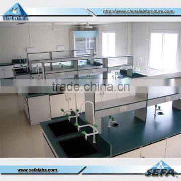 School Wooden Furniture Laboratory Island Bench With Shelf photo-6